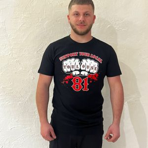 T-SHIRT HOMME NOIR SUPPORT 81 TOULOUSE POINGS